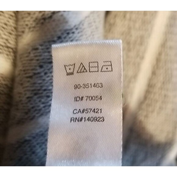 Lou & Grey Ann Taylor M Black & White Stripe Shirt Side Zipper Oversized     T44 - Picture 8 of 8